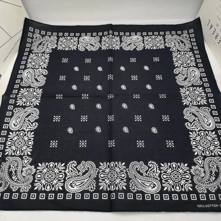 55*55CM Cotton Paisley Bandana Multipurpose Hip-hop Unisex Bandanas Hair bands Single Sided Head Wrap Scarf Neck Scarves
55*55CM Cotton Paisley Bandana Multipurpose Hip-hop Unisex Bandanas Hair bands Single Sided Head Wrap Scarf Neck Scarves