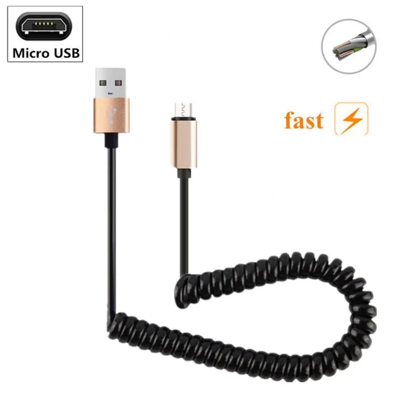 1 м пружинный зарядный кабель для HTC M7 M8 M9 One X10 Micro USB передачи данных Desire 12 plus 12s 626 820