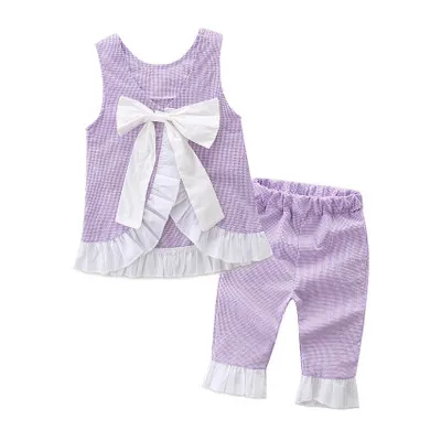 Easter Wholesale Baby Girls Boutique Pink blue yellow purple aqua Seersucker Fabric Outfits for Girls Summer swing top pant set
Easter Wholesale Baby Girls Boutique Pink blue yellow purple aqua Seersucker Fabric Outfits for Girls Summer swing top pant set