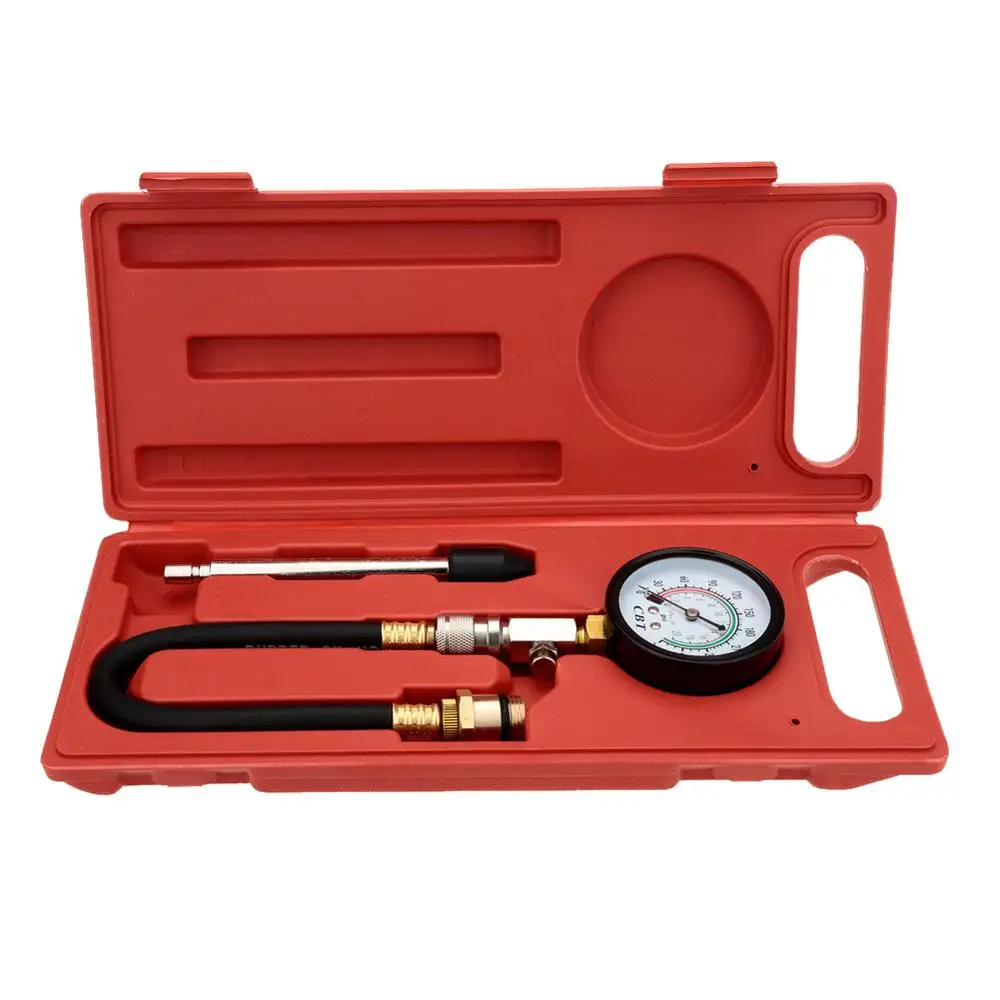 Gasoline Engine Compression Tester Automotive Test G-324 0~300psi Auto Pressure Tester Engine Cylinder Pressure Meter Free Ship
Gasoline Engine Compression Tester Automotive Test G-324 0~300psi Auto Pressure Tester Engine Cylinder Pressure Meter Free Ship