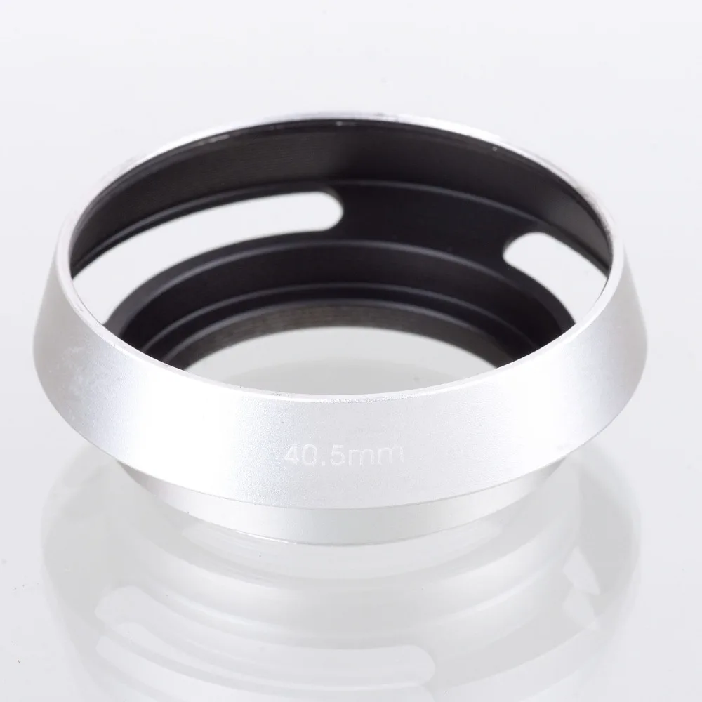 New arrive 40.5mm 40.5 mm Silver Metal Vented Filter Lens Hood Shade adaptor for Camera
New arrive 40.5mm 40.5 mm Silver Metal Vented Filter Lens Hood Shade adaptor for Camera
