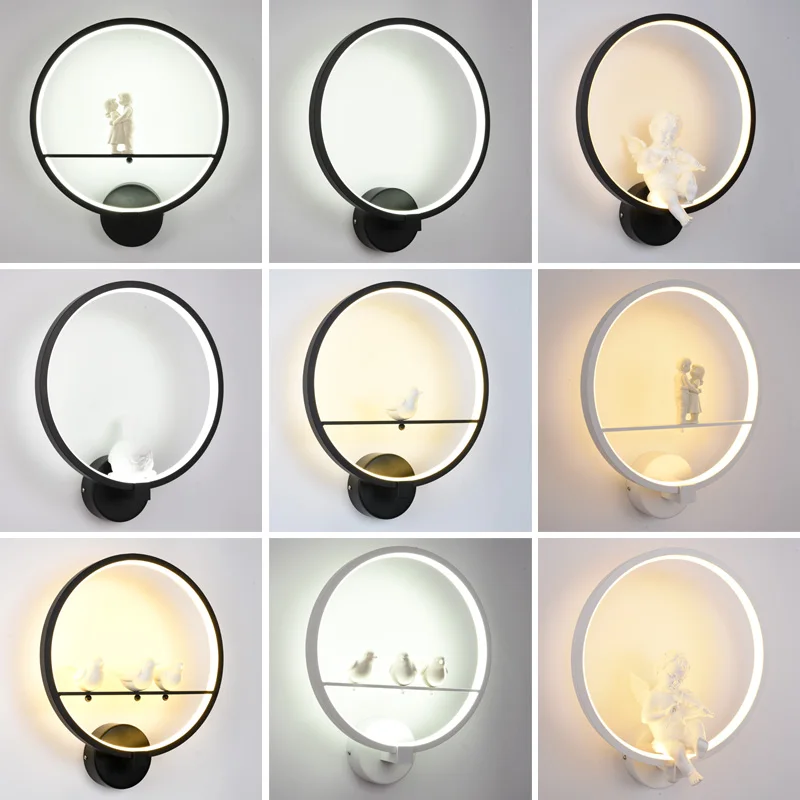 LBAH Nordic contemporary angel bird lover light hallway stairs sitting room wall study LED lamps of the bed
LBAH Nordic contemporary angel bird lover light hallway stairs sitting room wall study LED lamps of the bed