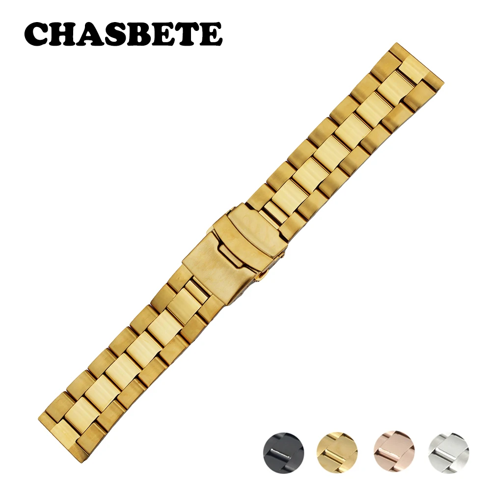Ремешок из нержавеющей стали для Casio BEM 302 307 501 506 517 EF MTP металлический браслет