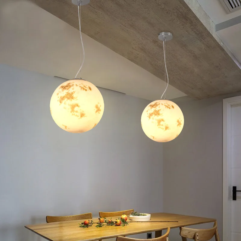 Nordic simple restaurant pendant lamp creative retro personality bedroom art ball moon lanyard glass fibre pendant light
Nordic simple restaurant pendant lamp creative retro personality bedroom art ball moon lanyard glass fibre pendant light