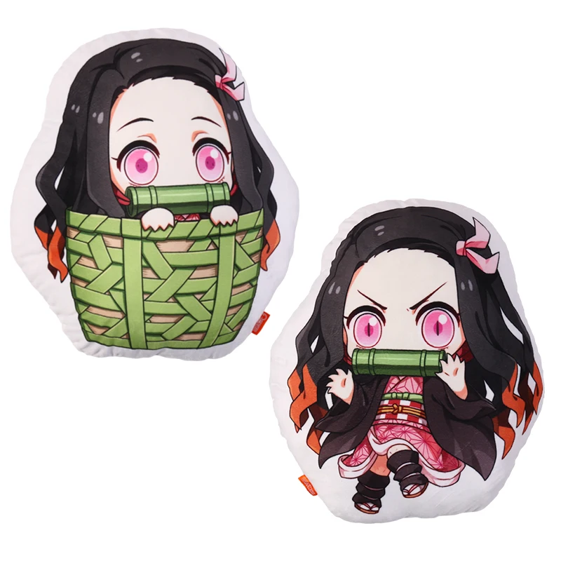Аниме Demon Slayer Kimetsu no Yaiba Kamado Nezuko Косплей Кукла Плюшевая мягкая подушечка диванная