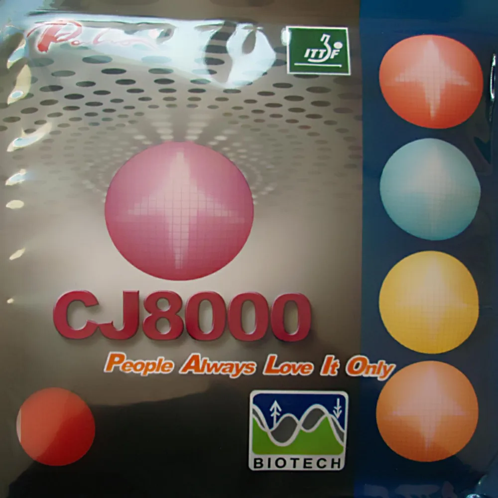 Original Palio CJ8000 (BIOTECH) 2-Side Loop Type pips-in table tennis / pingpong rubber with sponge (H36-38)
Original Palio CJ8000 (BIOTECH) 2-Side Loop Type pips-in table tennis / pingpong rubber with sponge (H36-38)