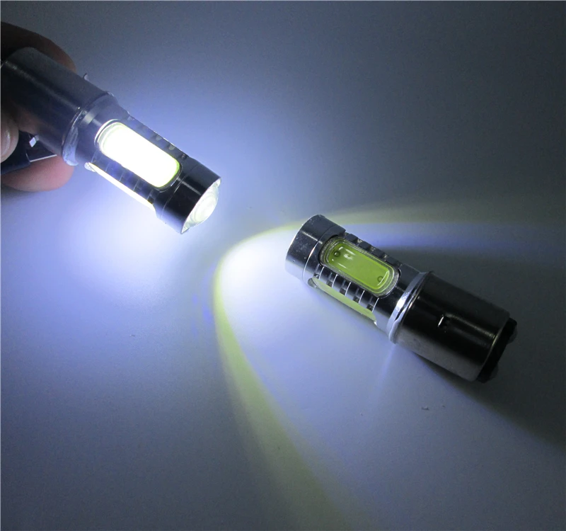 1X BA20D H6 7.5W 5 COB Motorcycle Headlight LED Lamp Motorcycle Light Source LED Light Bulb External Lights Xenon DC12
1X BA20D H6 7.5W 5 COB Motorcycle Headlight LED Lamp Motorcycle Light Source LED Light Bulb External Lights Xenon DC12