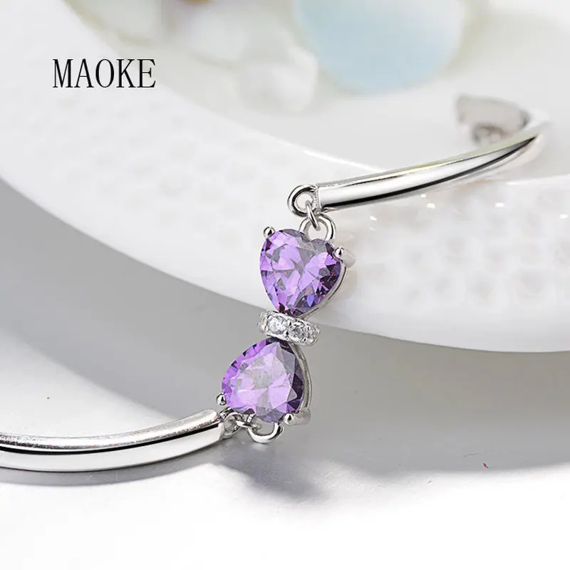 Promotions S925 Sterling SV Europe and America Bow Heart Bracelet Fashion Jewelry for Women's Fashion Gifts
Promotions S925 Sterling SV Europe and America Bow Heart Bracelet Fashion Jewelry for Women's Fashion Gifts