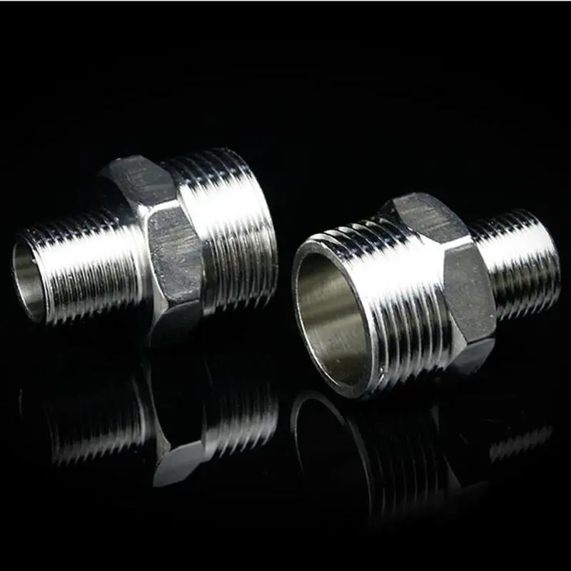 3/8" to 3/8" BSP Male Thread Equal Pipe Fitting 201 Stainless Steel Hose Straight Connector for Water Gas Oil Tube
3/8" to 3/8" BSP Male Thread Equal Pipe Fitting 201 Stainless Steel Hose Straight Connector for Water Gas Oil Tube