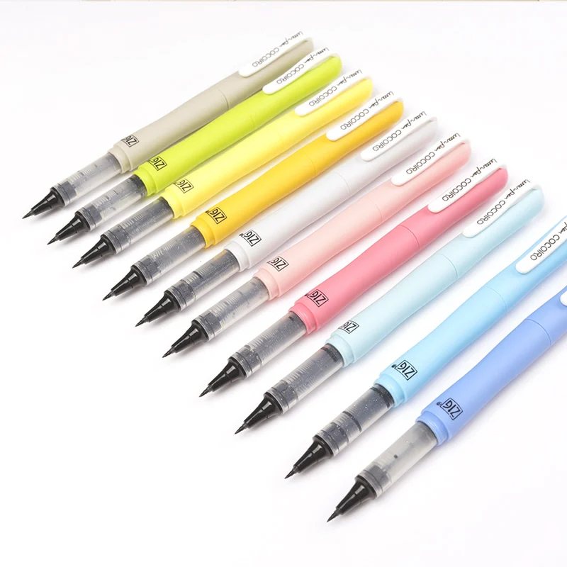 Japan Kuretake COCOIRO brush pen Creative calligraphy pen Cartoon scriptliner Marker pen
Japan Kuretake COCOIRO brush pen Creative calligraphy pen Cartoon scriptliner Marker pen