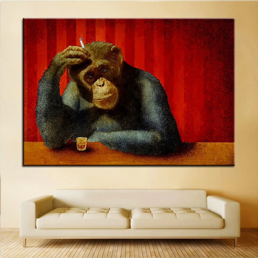 Large size Printing Oil Painting monkey barshe said Wall painting Wall Art Decoration Picture For Living Room painting No Frame
Large size Printing Oil Painting monkey barshe said Wall painting Wall Art Decoration Picture For Living Room painting No Frame