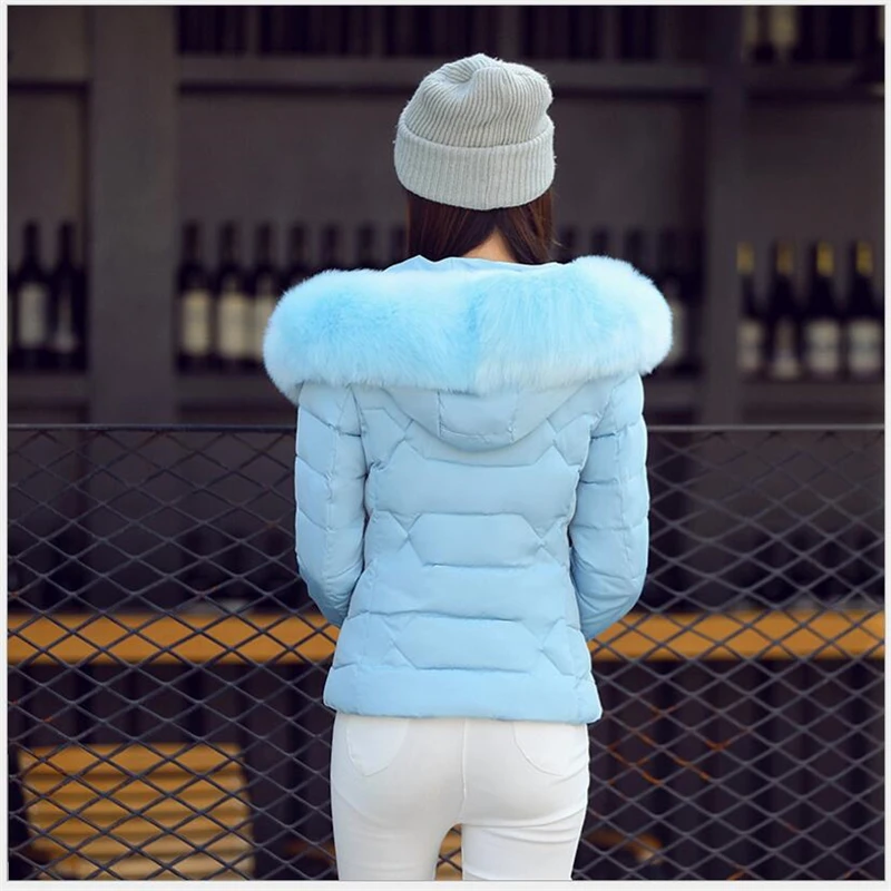 Warm Fur Collar Hooded Thicken Short Parkas 2019 Slim Fit Fashion Women Padded Jacket Winter Casual Wadded Coat Jaqueta k099
Warm Fur Collar Hooded Thicken Short Parkas 2019 Slim Fit Fashion Women Padded Jacket Winter Casual Wadded Coat Jaqueta k099
