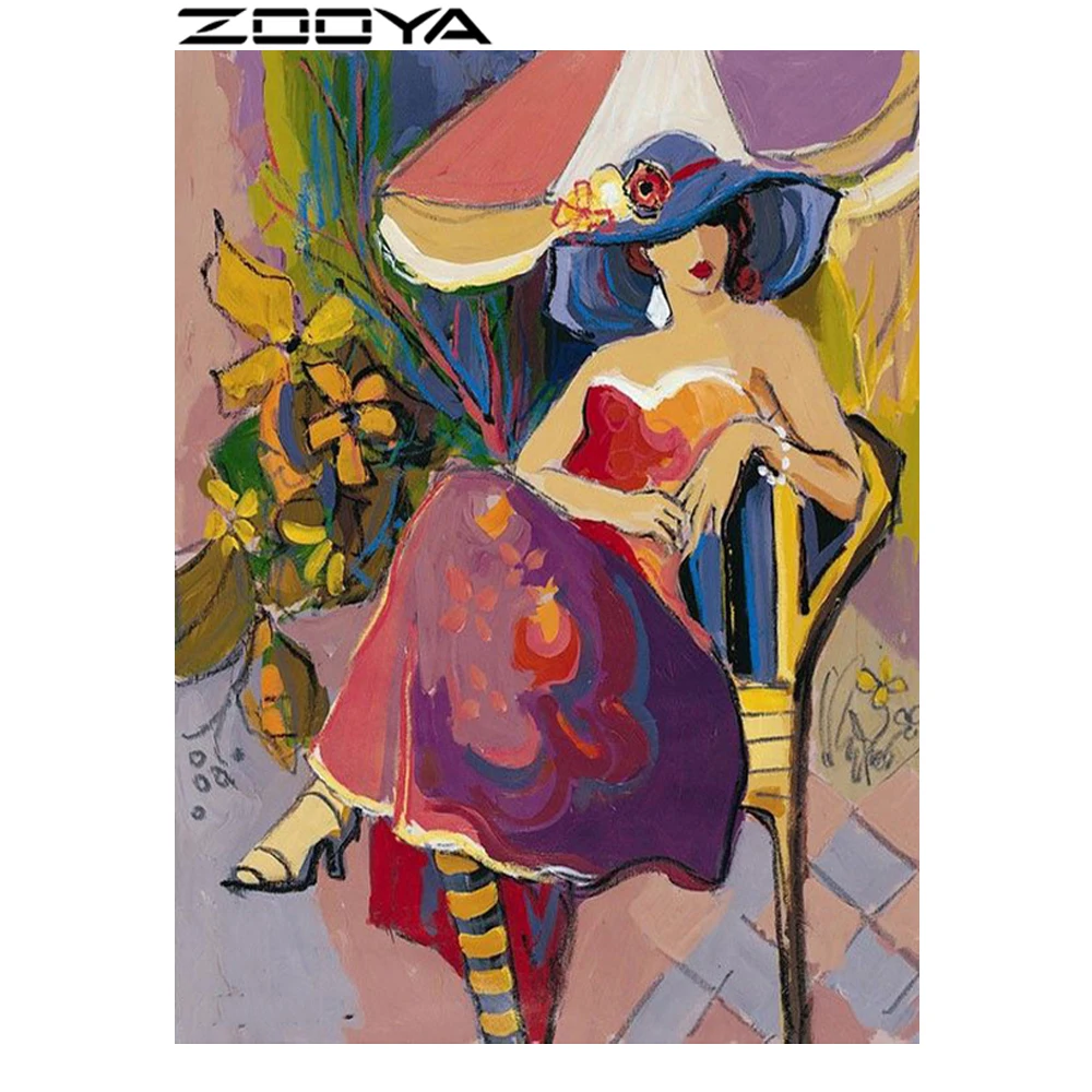 ZOOYA Diamond Embroidery Oil Painting Needlework Rhinestone Embroidery Diamond Cross Stitch Beautiful Girl Sitting On Stool R470
ZOOYA Diamond Embroidery Oil Painting Needlework Rhinestone Embroidery Diamond Cross Stitch Beautiful Girl Sitting On Stool R470