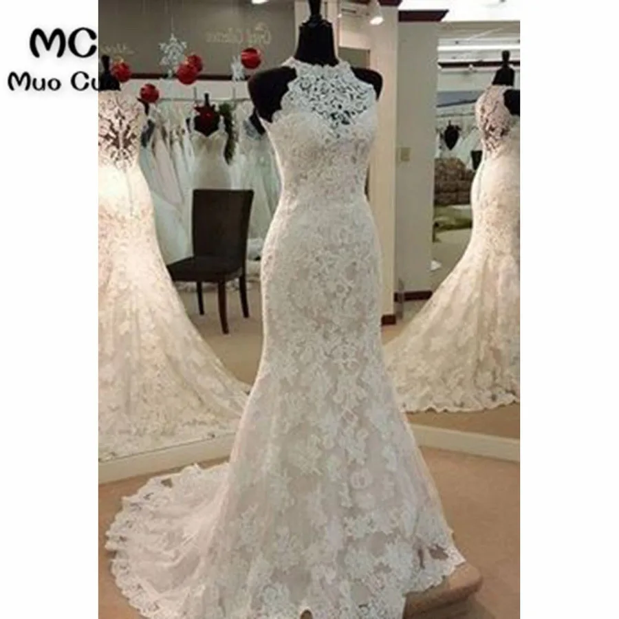 Popular 2018 New Mermaid Wedding Dresses Bridal Gowns Appliques Lace vestido de noiva Sweep Train Wedding Dress
Popular 2018 New Mermaid Wedding Dresses Bridal Gowns Appliques Lace vestido de noiva Sweep Train Wedding Dress