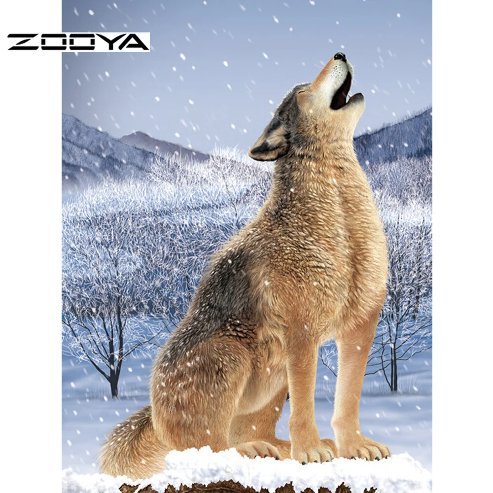 ZOOYA Diy Diamond Painting Set Snow Wolf Heart Handcraft Square Rhinestone Diamond Embroidery Picture Patchwork Decoration F45
ZOOYA Diy Diamond Painting Set Snow Wolf Heart Handcraft Square Rhinestone Diamond Embroidery Picture Patchwork Decoration F45
