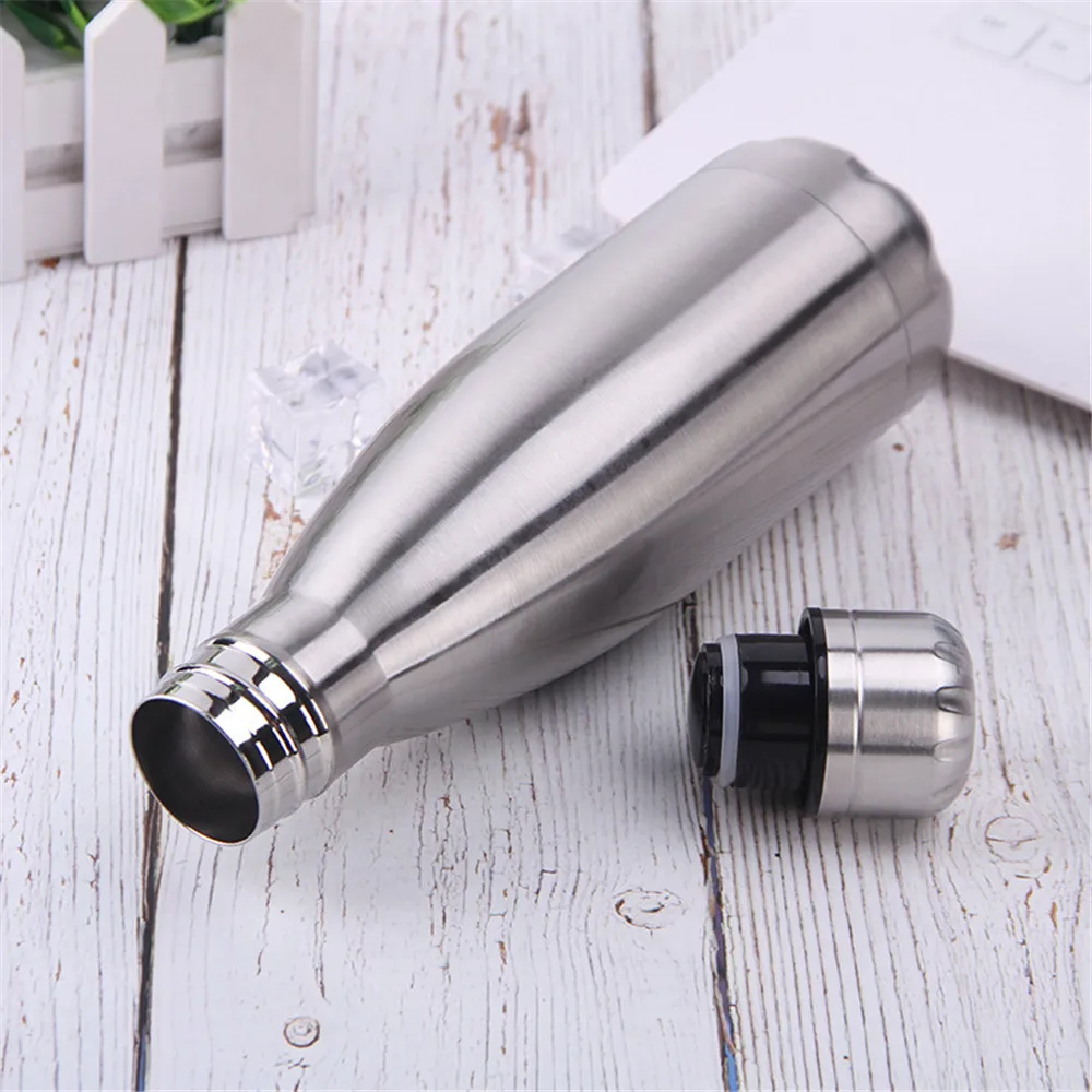 Portable Solid Color Water Bottle Leak-proof Thermos Stainless Steel Insulated Vacuum Bottle Climbing Bicycle Tea Coffee Cup
Portable Solid Color Water Bottle Leak-proof Thermos Stainless Steel Insulated Vacuum Bottle Climbing Bicycle Tea Coffee Cup