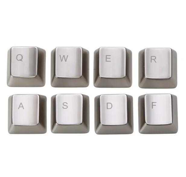 Wholesale Metal Keycap QWERASDF 8 Key Cap For Cherry MX Switches And Kailh Switches Mechanical Keycaps
Wholesale Metal Keycap QWERASDF 8 Key Cap For Cherry MX Switches And Kailh Switches Mechanical Keycaps