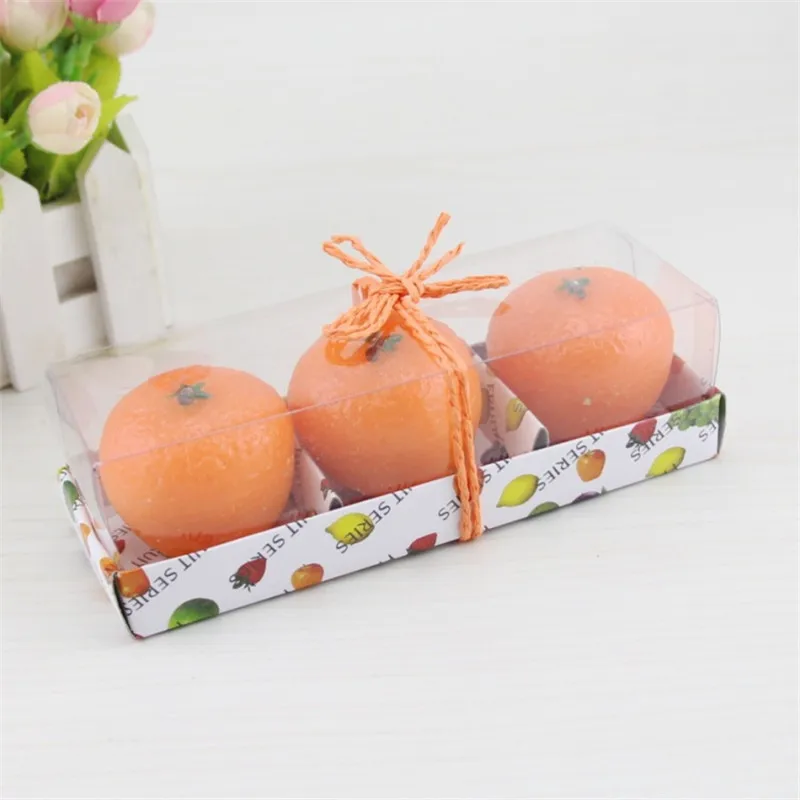 3 PCS/Lot Christmas Orange Shape Fruit Scented Candle Greet Gift Party Supplies Wedding Gift Romantic Confession Candle
3 PCS/Lot Christmas Orange Shape Fruit Scented Candle Greet Gift Party Supplies Wedding Gift Romantic Confession Candle