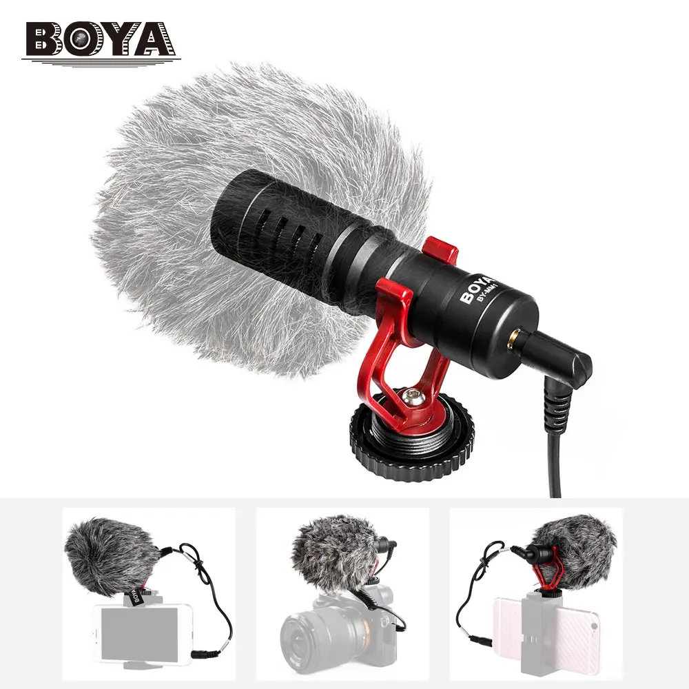 Кардиоидный мини-микрофон BOYA BY-MM1, штекер 3,5 мм, для зеркальных камер Canon, Nikon, Sony, iPhone 6, 6plus, Samsung, Huawei
Кардиоидный мини-микрофон BOYA BY-MM1, штекер 3,5 мм, для зеркальных камер Canon, Nikon, Sony, iPhone 6, 6plus, Samsung, Huawei