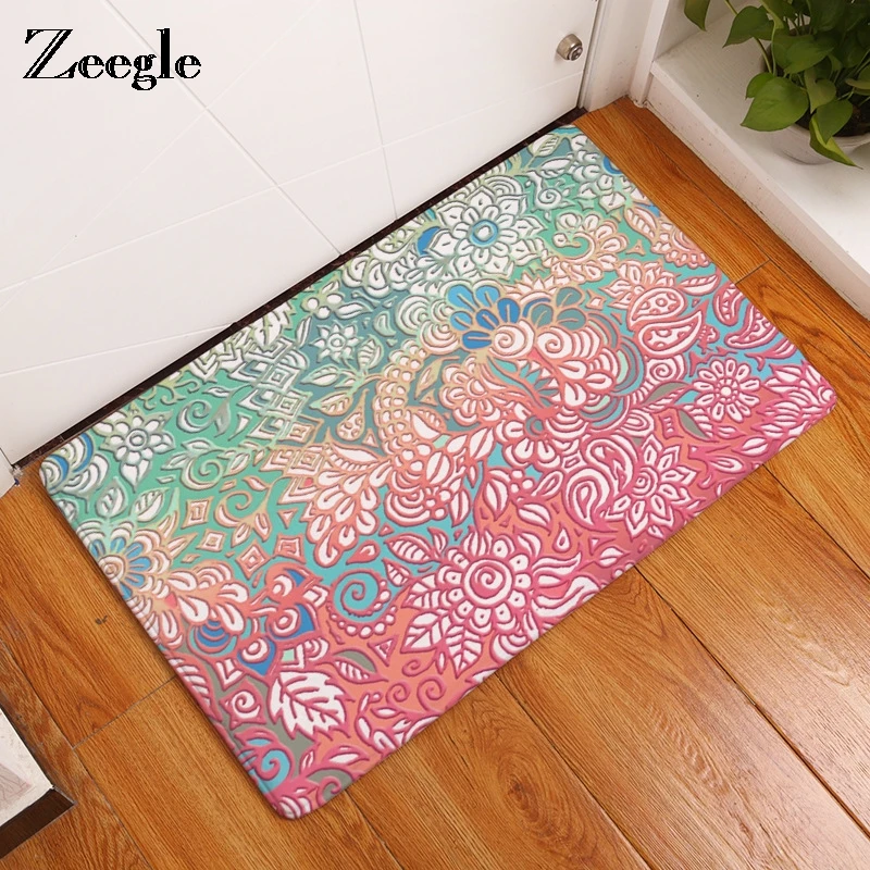Zeegle Rainbow Floor Mat Welcome Door Mat Non-slip Bedroom Carpet Foot Pad Area Rug Bathroom Absorbent Bath Mats
Zeegle Rainbow Floor Mat Welcome Door Mat Non-slip Bedroom Carpet Foot Pad Area Rug Bathroom Absorbent Bath Mats