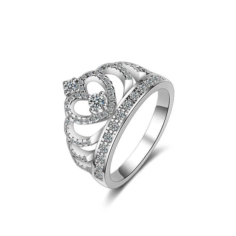 Luxury Crown Shine Cubic Zirconia 925 Sterling Silver Lady Wedding Rings Gift Women Original Jewelry Engagement Ring Wholesale
Luxury Crown Shine Cubic Zirconia 925 Sterling Silver Lady Wedding Rings Gift Women Original Jewelry Engagement Ring Wholesale