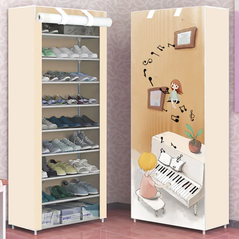 10 Layer Assembly Shoe Cabinet Home Dustproof Cloth Shoe Rack Folding Shoe Rack Storage Shelf Furniture
10 Layer Assembly Shoe Cabinet Home Dustproof Cloth Shoe Rack Folding Shoe Rack Storage Shelf Furniture