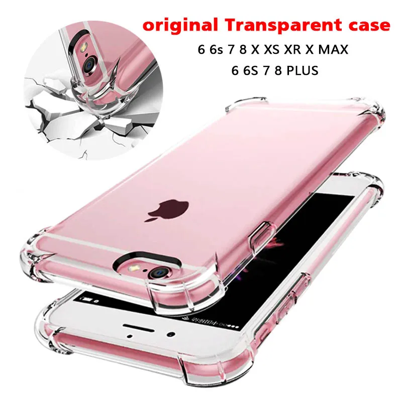 Ultra thin Clear Transparent TPU Silicone Case For iPhone XS MAX XR 6 7 6S Plus Protect Rubber Phone Case For iPhone 8 7 Plus
Ultra thin Clear Transparent TPU Silicone Case For iPhone XS MAX XR 6 7 6S Plus Protect Rubber Phone Case For iPhone 8 7 Plus