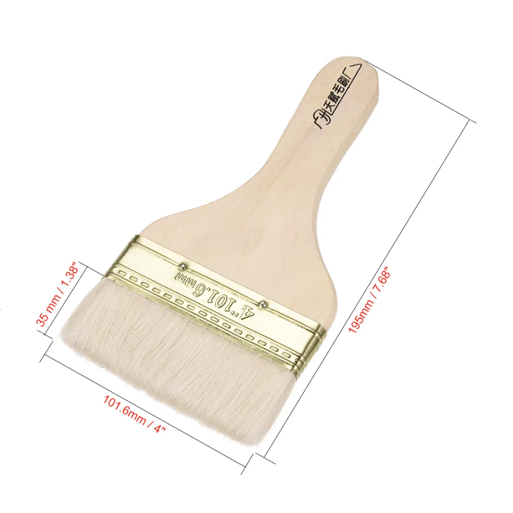 UXCELL New Arrival 1PCS Paint Tools 35x101.6x10mm Reusable Boar Bristle Paint,Varnish,Gesso,Stains Woolen Brushes,Wooden Grip
UXCELL New Arrival 1PCS Paint Tools 35x101.6x10mm Reusable Boar Bristle Paint,Varnish,Gesso,Stains Woolen Brushes,Wooden Grip