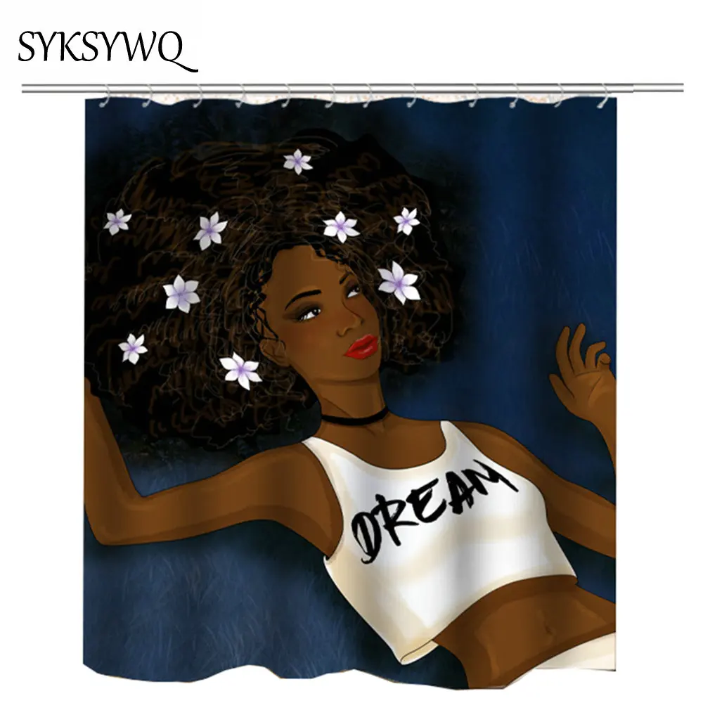 afro girl african shower curtain fabric waterproof hot sale fashion kids shower curtains for bathroom
afro girl african shower curtain fabric waterproof hot sale fashion kids shower curtains for bathroom
