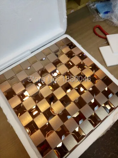 High quality Mirror Tea color Square Shape Gray Mosaic With Painting Glass Mosaic Tile And Aluminium Mosaic Tile
High quality Mirror Tea color Square Shape Gray Mosaic With Painting Glass Mosaic Tile And Aluminium Mosaic Tile