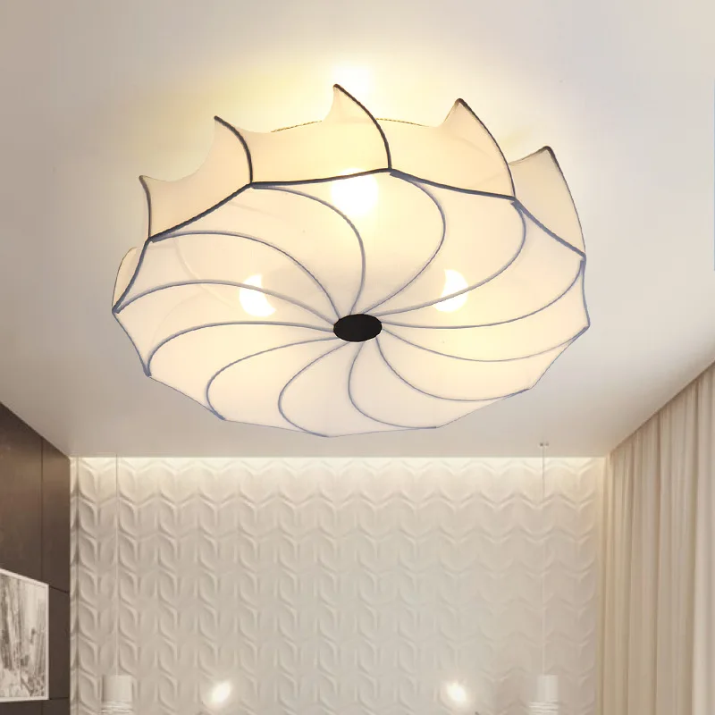 Northern Europe Simple ceiling light Round Cloth Japanese Korean Modern Small living room Bedroom The study Lamp E27
Northern Europe Simple ceiling light Round Cloth Japanese Korean Modern Small living room Bedroom The study Lamp E27