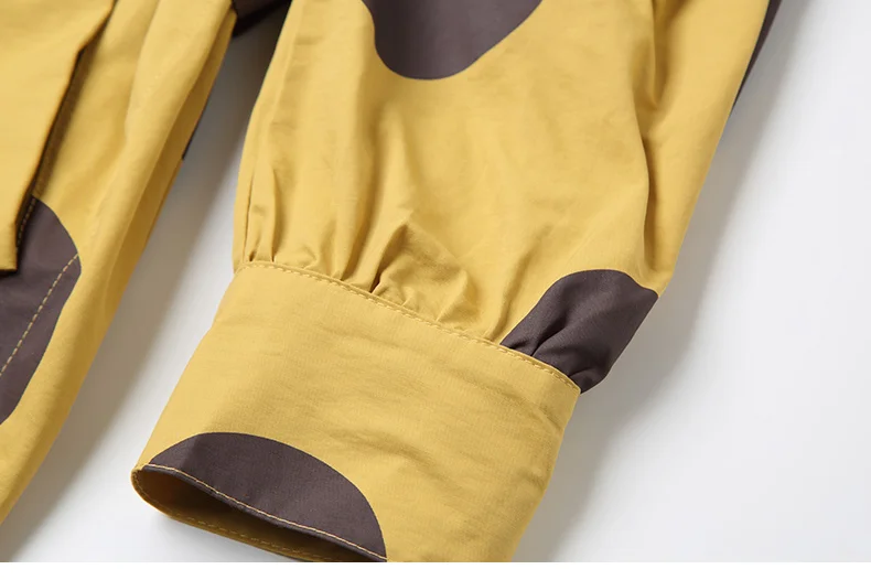 Spring Fall Fashion Women Elegant Trench Coat , 2017 Autumn Casual Womens Loose Long Sleeve Bow Polka Dot Yellow Cardigan Coats
Spring Fall Fashion Women Elegant Trench Coat , 2017 Autumn Casual Womens Loose Long Sleeve Bow Polka Dot Yellow Cardigan Coats