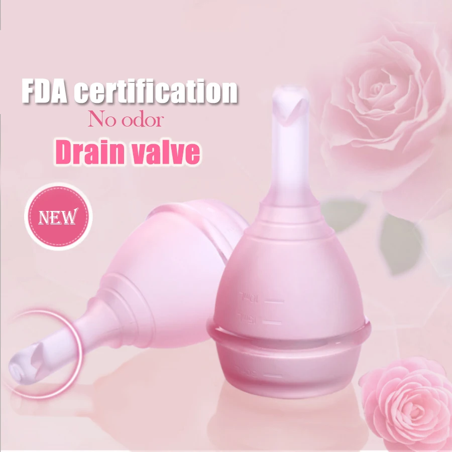 Medical Silicone Menstrual Cup Valve Period Cup Anti-side Leakage Alternative Tampon Sanitary Pads Feminine Hygiene Products Hot
Medical Silicone Menstrual Cup Valve Period Cup Anti-side Leakage Alternative Tampon Sanitary Pads Feminine Hygiene Products Hot