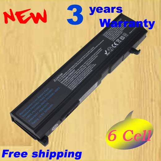 5200mah 6cells Laptop Battery FOR Toshiba PA3399U-1BAS PA3399U-1BRS PA3399U-2BAS PA3399U-2BRS PABAS057 PABAS076 Equium A100 M50
5200mah 6cells Laptop Battery FOR Toshiba PA3399U-1BAS PA3399U-1BRS PA3399U-2BAS PA3399U-2BRS PABAS057 PABAS076 Equium A100 M50