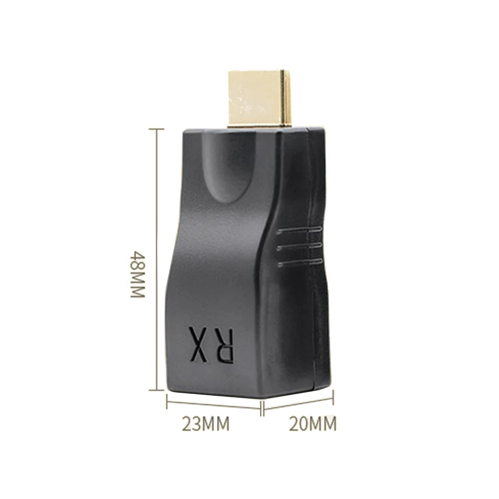 RJ45 to HDMI 1.4 Extender Adapter 4K 30M Range Ethernet LAN RJ45 CAT5E CAT6 for HDTV 1080P With 3D
RJ45 to HDMI 1.4 Extender Adapter 4K 30M Range Ethernet LAN RJ45 CAT5E CAT6 for HDTV 1080P With 3D