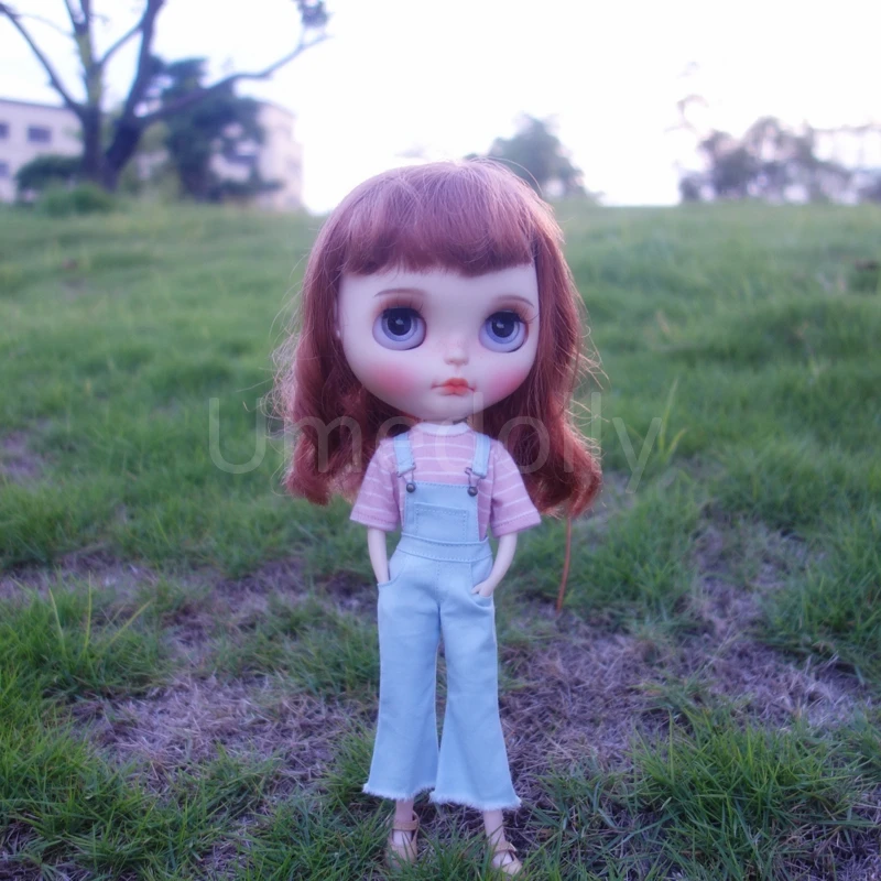 1 шт. модный короткий комбинезон высокого качества для кукол Blyth 1/6 одежда Licca Azone S