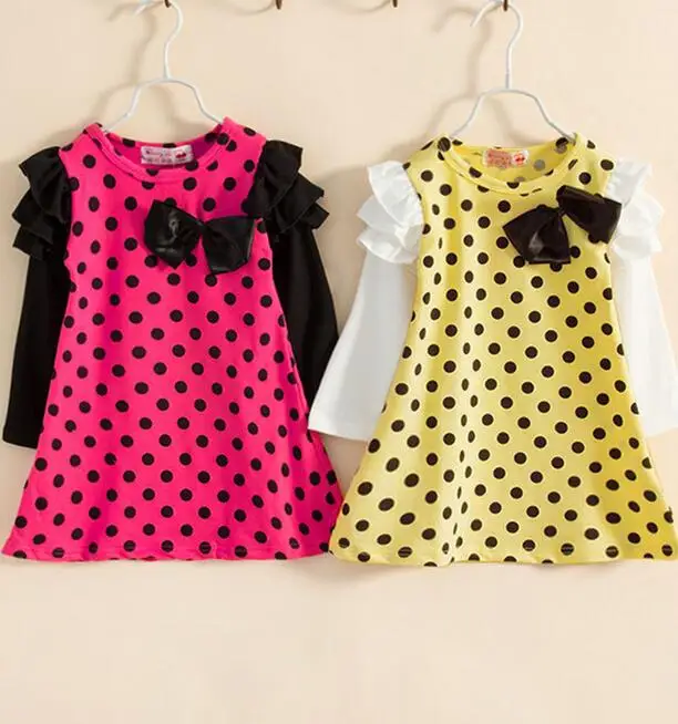 2022 Spring Children's Clothes Girls Dresses Casual Long Sleeve Cotton Dots Bow Baby Girl Dress For Girls Kids Dresses
2022 Spring Children's Clothes Girls Dresses Casual Long Sleeve Cotton Dots Bow Baby Girl Dress For Girls Kids Dresses