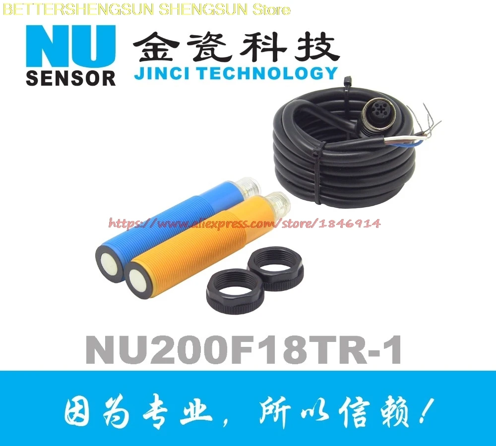 Waterproof type high precision M18 ultrasonic distance measuring sensor NU200F18TR-1MD
Waterproof type high precision M18 ultrasonic distance measuring sensor NU200F18TR-1MD