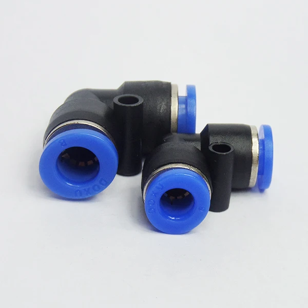 PV4 6 8 10 12MM Pneumatic L Type elbow fitting Plastic Pipe Connector Quick Fitting
PV4 6 8 10 12MM Pneumatic L Type elbow fitting Plastic Pipe Connector Quick Fitting