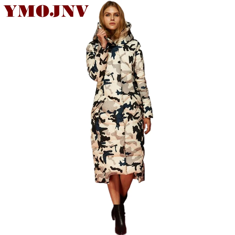 YMOJNV 2019 New 90% Duck Down Jacket X-Long Paragraph Coat Women Hooded Camouflage Plus Size Warm Slim Thickening Jacket Outwear
YMOJNV 2019 New 90% Duck Down Jacket X-Long Paragraph Coat Women Hooded Camouflage Plus Size Warm Slim Thickening Jacket Outwear