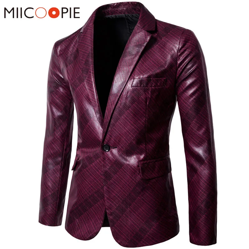 Fashion Blazer Mens Casual Oblique Stripe Printed Glossy Blazer Masculino Men Classic Groomsmen Wedding Suits Party Jacket 3XL
Fashion Blazer Mens Casual Oblique Stripe Printed Glossy Blazer Masculino Men Classic Groomsmen Wedding Suits Party Jacket 3XL