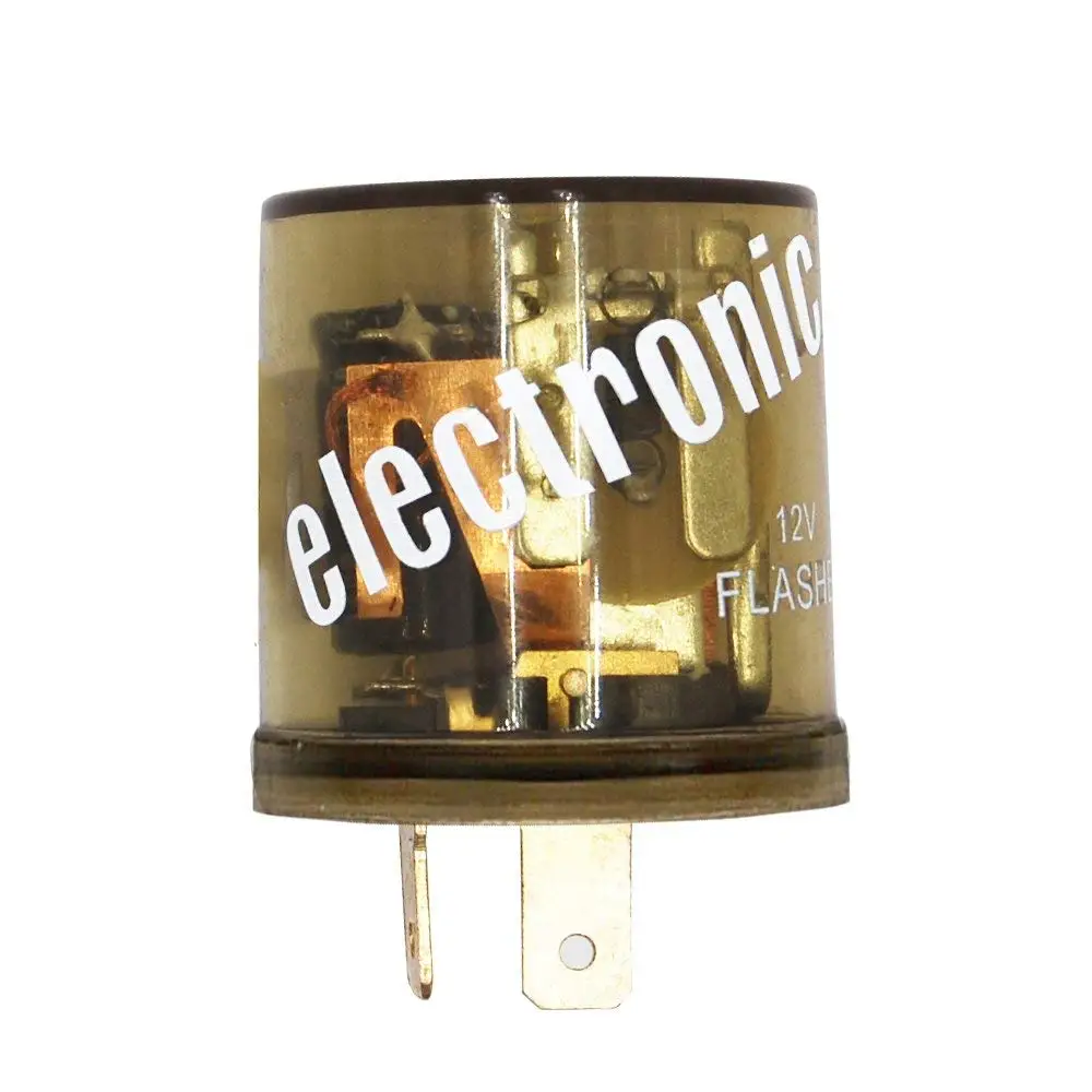 12V 2 Pin Flasher Heavy Duty LED Compatible Electronic Fixed Flasher Turn Signal Flasher Relay
12V 2 Pin Flasher Heavy Duty LED Compatible Electronic Fixed Flasher Turn Signal Flasher Relay