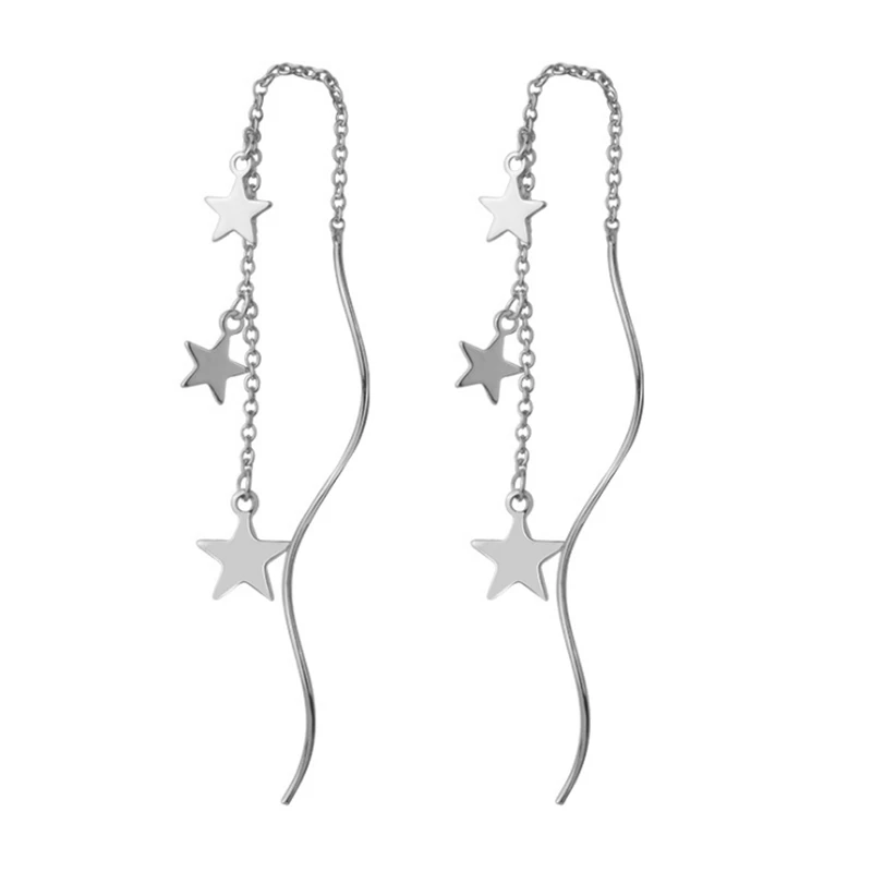 2019 Time-limited Pendientes Earings 100% Star Long Chain Tassel Drop Earrings For Women Jewelry Brincos
2019 Time-limited Pendientes Earings 100% Star Long Chain Tassel Drop Earrings For Women Jewelry Brincos