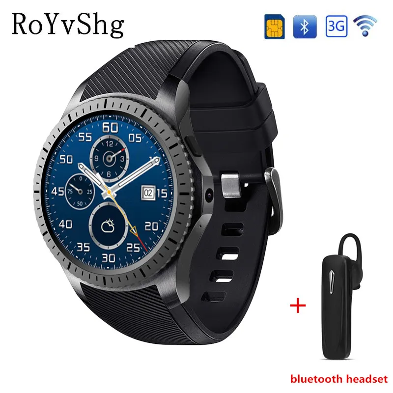 Для Samsung Gear S3 S2 Smart Watch GW11D для Android IOS Huawei Xiaomi Apple с сердечный ритм GPS + WI FI bt relogio