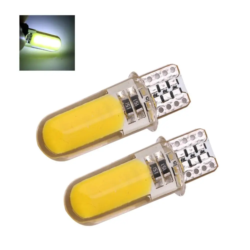 NEW 2Pcs T10 W5W COB Bright LED Car License Board Reading Light Silicone Bulb Lamp
NEW 2Pcs T10 W5W COB Bright LED Car License Board Reading Light Silicone Bulb Lamp