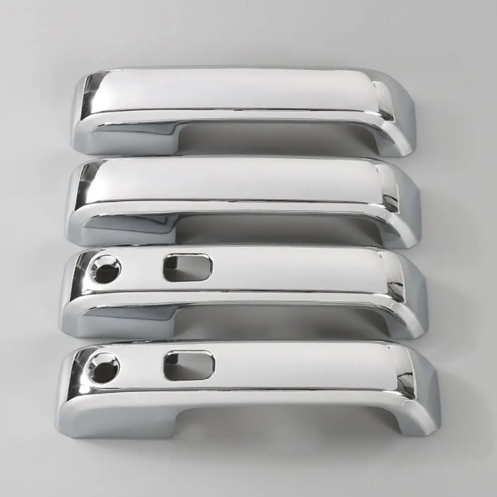 4pcs/set Chrome Shiny Car Door Handle Cover Trims with Smart Keyhole ABS Garnished Bezel Decoration Fit For F150 F-150 2012-2016
4pcs/set Chrome Shiny Car Door Handle Cover Trims with Smart Keyhole ABS Garnished Bezel Decoration Fit For F150 F-150 2012-2016
