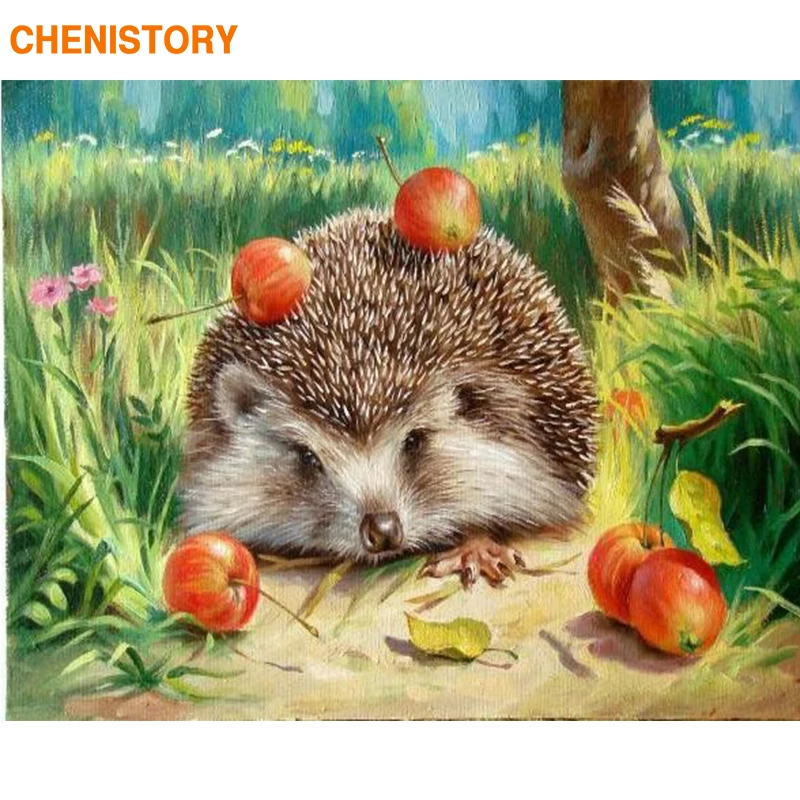 CHENISTORY Hedgehog DIY Painting By Numbers Kit Hand Painted Pictures Digital Oil Painting On Canvas Home Decor For Wall Artwork
CHENISTORY Hedgehog DIY Painting By Numbers Kit Hand Painted Pictures Digital Oil Painting On Canvas Home Decor For Wall Artwork