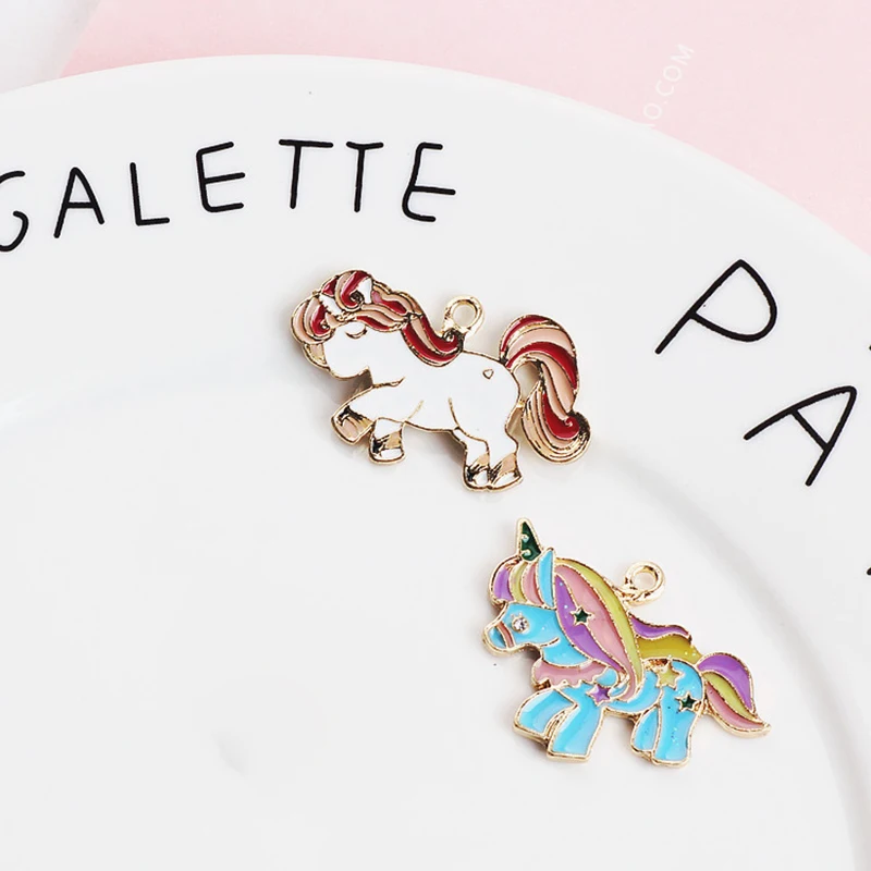 10pcs 30*35mm Rainbow Unicorn Enamel Charms Fit Jewelry Making Accessories Metal Horse Pendants Lady DIY Keyring Charms FX010
10pcs 30*35mm Rainbow Unicorn Enamel Charms Fit Jewelry Making Accessories Metal Horse Pendants Lady DIY Keyring Charms FX010
