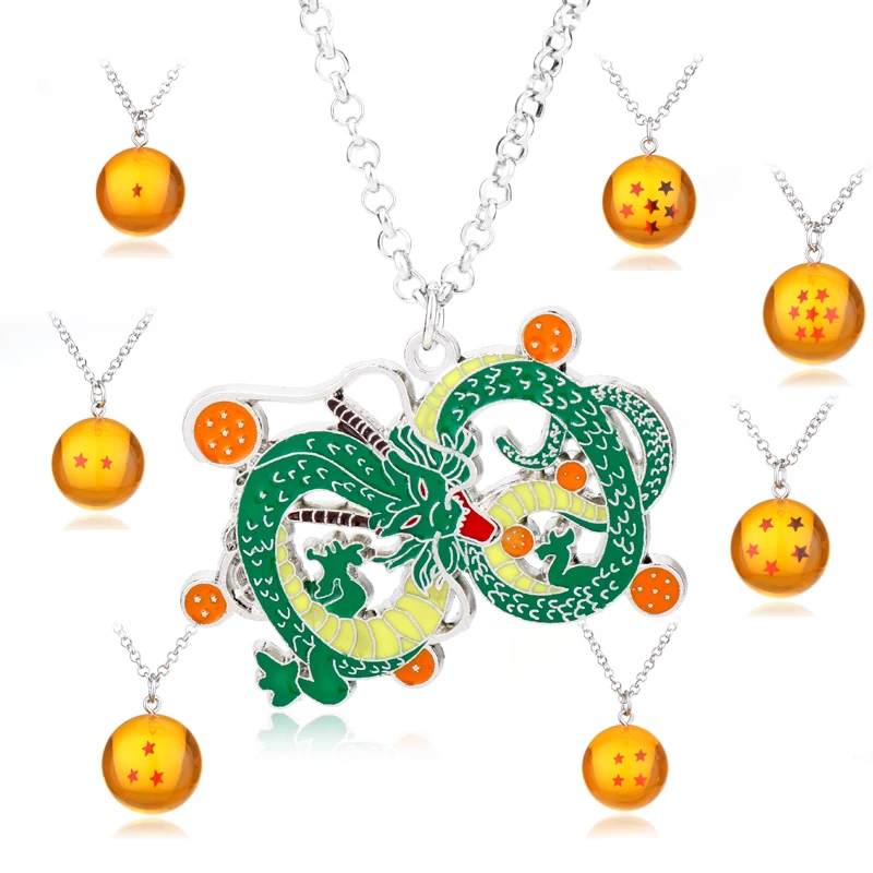 Japanese Anime Necklace Men Women Jewelry shenron Realize your wishes pvc 1-7stars Ball Pendants Necklaces
Japanese Anime Necklace Men Women Jewelry shenron Realize your wishes pvc 1-7stars Ball Pendants Necklaces
