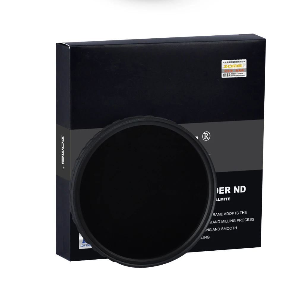 ZOMEi Pro Optical Glass HD MC Fader ND2-400 Neutral Density Multi-Coated 18 layers 52/58/67/72/77/82mm DRSL Camera Lens Filter
ZOMEi Pro Optical Glass HD MC Fader ND2-400 Neutral Density Multi-Coated 18 layers 52/58/67/72/77/82mm DRSL Camera Lens Filter